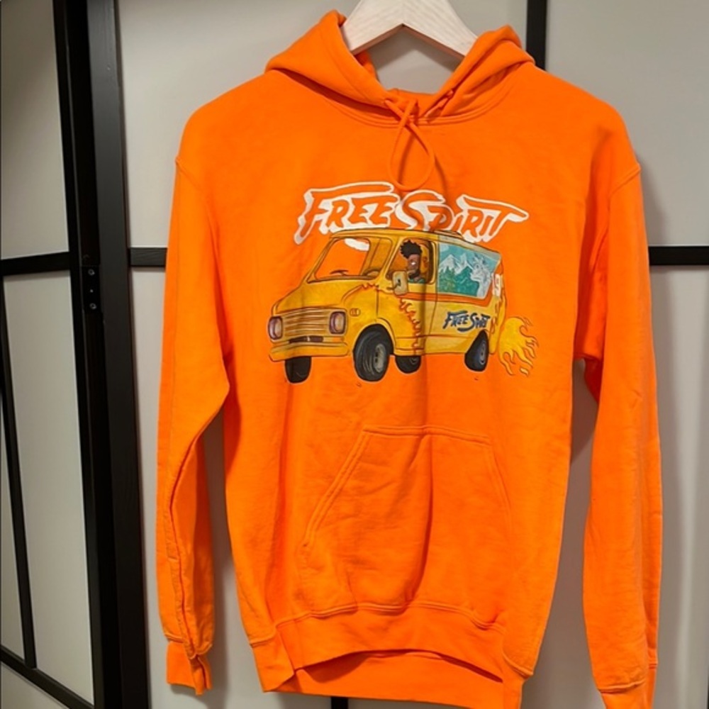 Khalid Free Spirit Tour 2019 Orange Hoodie Unisex Size Small